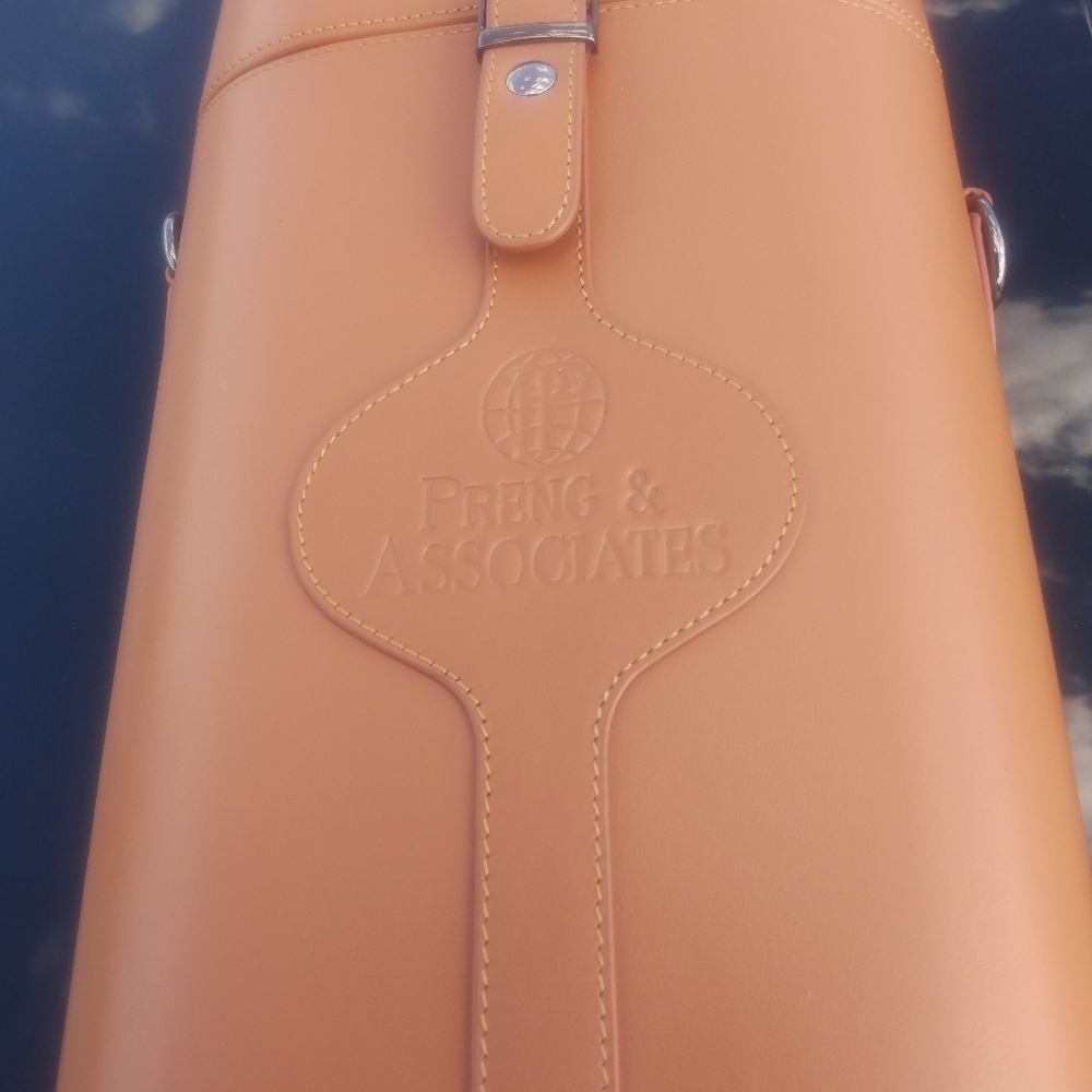 Wine Leather Double Carry Case - Picture 8 of 11